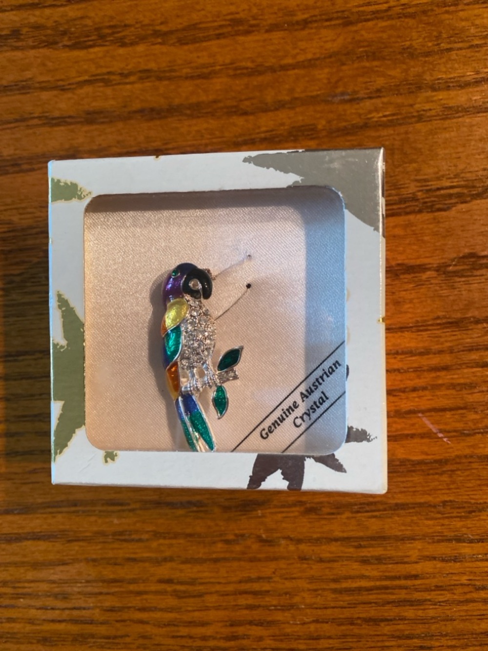 Multicolor Parrot Crystal Brooch - Genuine Austrian Crystal